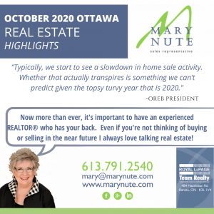 Ottawa Real Estate Market update October 2020 3